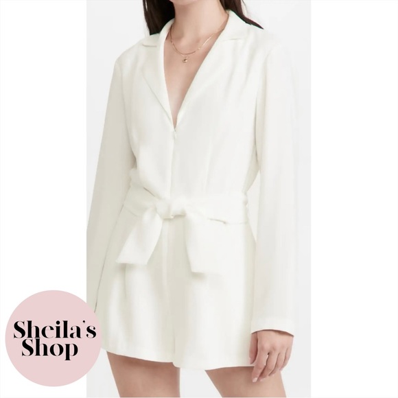 NWT Amanda Uprichard Mayla Romper Ivory Women’s Size XS - Picture 1 of 8